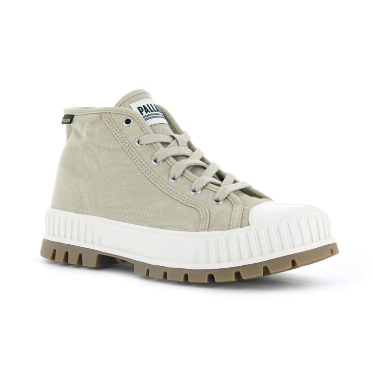 Palladium Pallashock Mid OG Laarzen Heren Lichtgroen | NL 64QBEAO